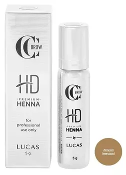 LUCAS' COSMETICS Хна для бровей, миндаль / CC Brow Premium henna HD Almond 5 г