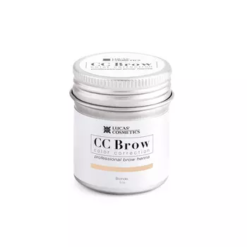 LUCAS’ COSMETICS Хна для бровей, русый (в баночке) / CC Brow blonde 5 г