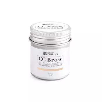 LUCAS' COSMETICS Хна для бровей, русый (в баночке) / CC Brow blonde 10 г