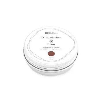 LUCAS’ COSMETICS Хна для окрашивания ресниц и бровей, коричневая (в баночке) / CC Eyelashes & Brow 10 г