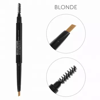 LUCAS' COSMETICS Карандаш механический со щеточкой для бровей, русый / Brow Definer blonde