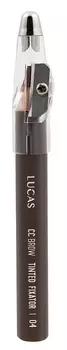 LUCAS' COSMETICS Карандаш восковый для бровей, 04 светло-коричневый / CC Brow Tinted Wax Fixator