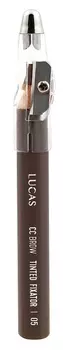 LUCAS' COSMETICS Карандаш восковый для бровей, 05 русый / CC Brow Tinted Wax Fixator