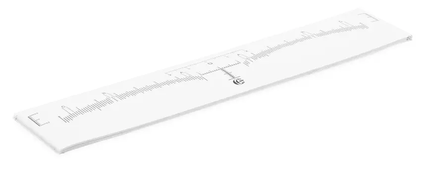 LUCAS' COSMETICS Наклейка-линейка для построения формы бровей / CC Brow Stick Ruler 10 шт
