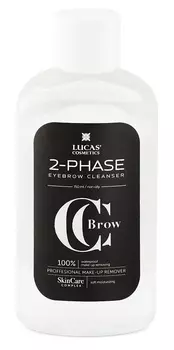 LUCAS' COSMETICS Жидкость двухфазная / 2-phase Eyebrow Cleaner CC Brow 150 мл