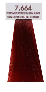 MACADAMIA NATURAL OIL 7.664 краска для волос, яркий красно медный средний блондин / MACADAMIA COLORS 100 мл