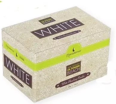 MACADAMIA NATURAL OIL Пудра обесцвечивающая, белая / Macadamia Color 500 г