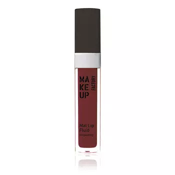 MAKE UP FACTORY Блеск-флюид матовый устойчивый, 36 лесная ягода / Mat Lip Fluid longlasting 6,5 мл