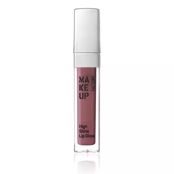 MAKE UP FACTORY Блеск с эффектом влажных губ, 56 древесный розовый / High Shine Lip Gloss 6,5 мл