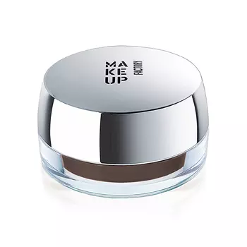 MAKE UP FACTORY Крем-гель стойкий для бровей, 3 темно коричневый / Ultrastay Brow Cream