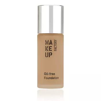 MAKE UP FACTORY Крем тональный матовый для нормальной и жирной кожи, 21 светлый мокка / Oil-free Foundation 20 мл
