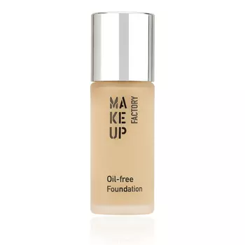 MAKE UP FACTORY Крем тональный матовый для нормальной и жирной кожи, 08 сатиновая кожа / Oil-free Foundation 20 мл