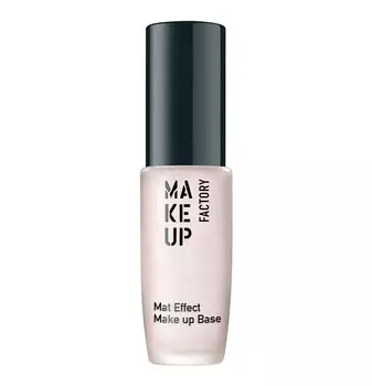 MAKE UP FACTORY Основа под макияж, 01 полупрозрачный розовый / Mat Effect Make Up Base 15 мл