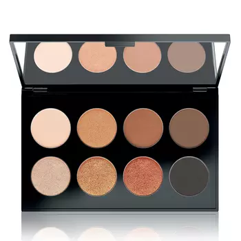 MAKE UP FACTORY Палитра теней для глаз № 17 / International Eyes Palette Latin Glow 8*1,5 г