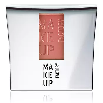 MAKE UP FACTORY Румяна компактные шелковистые, 27 коралловый / Blusher 6 г