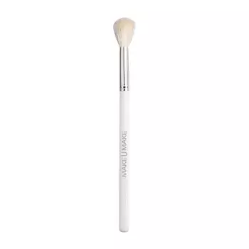 MAKE U MAKE Кисть средняя круглая для румян, коррекции, хайлайтера, пудры и тона / MAKEUMAKE