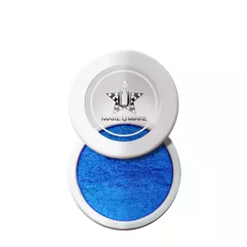 MAKE U MAKE Тени кремовые муссовые стойкость 24 часа, голубая лагуна MS111 / Eyes Paradise BLUE LAGOON 12 гр