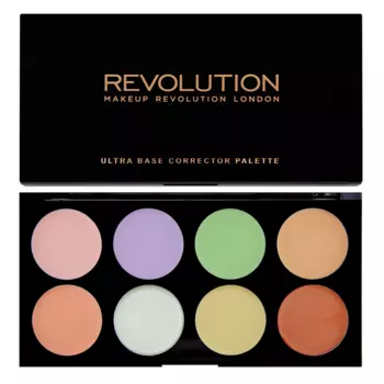 MAKEUP REVOLUTION Набор цветных корректоров / ULTRA BASE CORRECTOR PALETTE