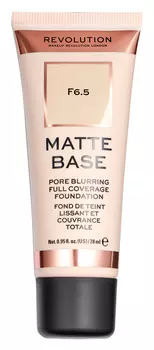 MAKEUP REVOLUTION Основа тональная для лица F6.5 / MATTE BASE
