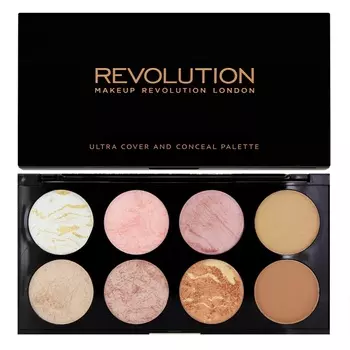 MAKEUP REVOLUTION Палетка румян для лица / ULTRA BLUSH PALETTE Golden Sugar