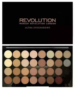 MAKEUP REVOLUTION Палетка теней для век / 32 ULTRA EYESHADOWS Beyond Flawless