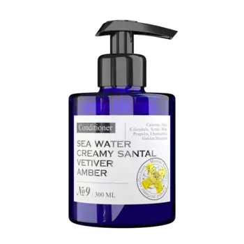 MANIAC GOURMET Кондиционер парфюмированный для волос №9 Морская вода, Сливочный сандал, Ветивер, Амбра 300 мл