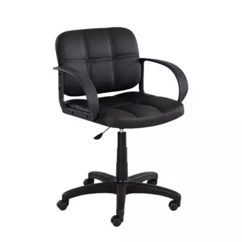 MANZANO Стул с пластиковым основанием, пневматика, цвет черный / Nuto