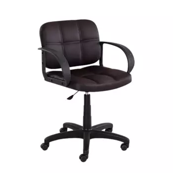 MANZANO Стул с пластиковым основанием, пневматика, цвет шоколадный / Nuto