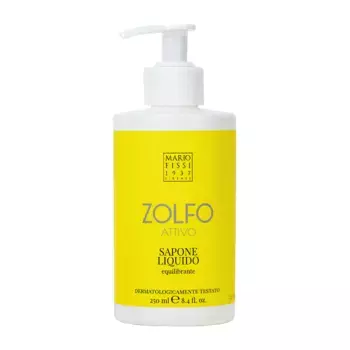 MARIO FISSI 1937 Мыло жидкое серное восстанавливающее баланс кожи / Zolfo Attivo Equilibrante 250 мл