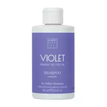 MARIO FISSI 1937 Шампунь тонирующий для волос против желтизны волос с фиолетовым пигментом / Violet Pigment No-Yellow 250 мл