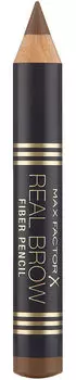 MAX FACTOR Карандаш для бровей 001 / Real Brow Fiber Pencil light brown 3 г