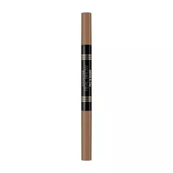 MAX FACTOR Карандаш-пудра для бровей 2 в 1, 001 / Fill &amp; Shape, blonde