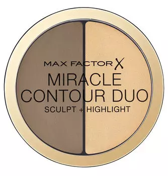 MAX FACTOR Контуринг и хайлайтер / Miracle Contouring Duo Light medium 11 г
