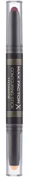 MAX FACTOR Тени двухсторонние для век 004 / Сontouring Stick Eyeshadow burdundy pink sand 20 г