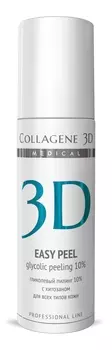 MEDICAL COLLAGENE 3D Гель-пилинг с хитозаном, на основе гликолевой кислоты 10% (pH 2,8) / Easy Peel 130 мл проф.