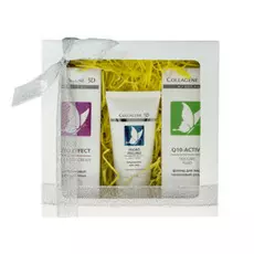 MEDICAL COLLAGENE 3D Набор антивозрастной для лица (крем 30 мл, микропилинг 50 мл, флюид 15 мл) Anti Age