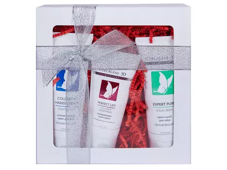 MEDICAL COLLAGENE 3D Набор Универсальный для лица (крем-скраб 75 мл, крем для рук 75 мл, крем-маска 50 мл)
