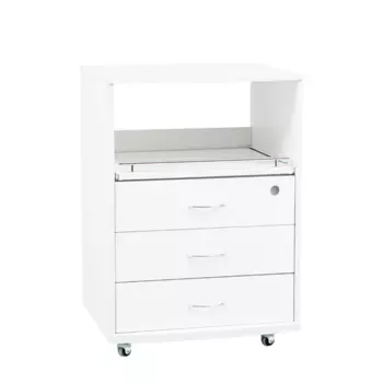 MERTZ Тумба педикюрная с УФ-блоком, цвет белый снег / Italika