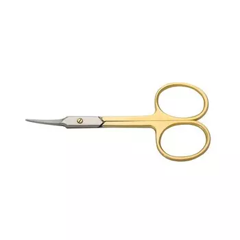 METZGER Ножницы для кожи CS-1/7-HG (CVD), изогнутые позолоченные