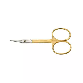 METZGER Ножницы для кожи CS-795-HG (CVD), изогнутые позолоченные