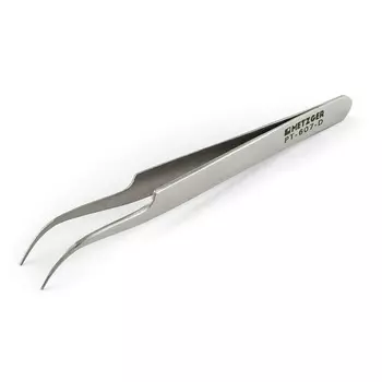 METZGER Пинцет острый с углом / METZGER