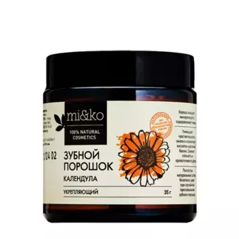 MI&KO Порошок зубной календула укрепляющий 35 гр