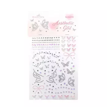 MIAMITATS Кристаллы на клейком слое / Aesthetic girl Blanche 1 шт