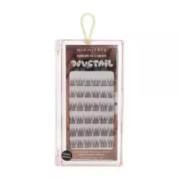 MIAMITATS Ресницы-пучки накладные / INDIVIDUAL LASHES DOVETAIL 1 шт