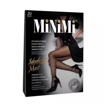 MINIMI Колготки Nero 7 (XXXL), утяжка по ноге / Mini IDEALE 20 MAXI