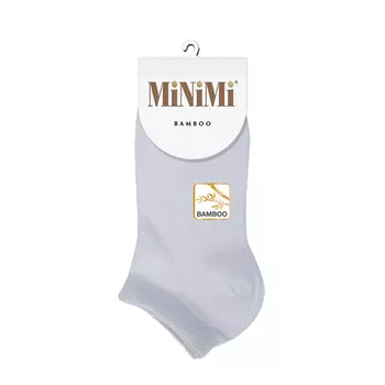 MINIMI Носки женские укороченные однотонные Bianco 35/38 / MINI BAMBOO 2201
