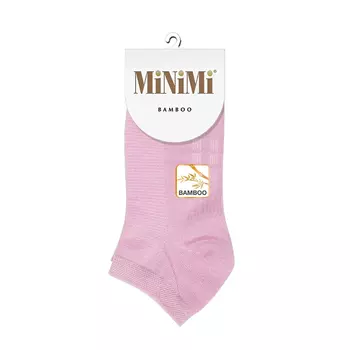 MINIMI Носки женские укороченные однотонные Rosa Chiaro 39-41 / MINI BAMBOO 2201