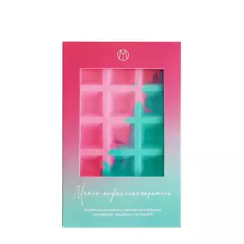 MIPASSIONcorp Бомбочка для ванны вафля, мятно-клубничная карамель / MiPASSiON 140 гр