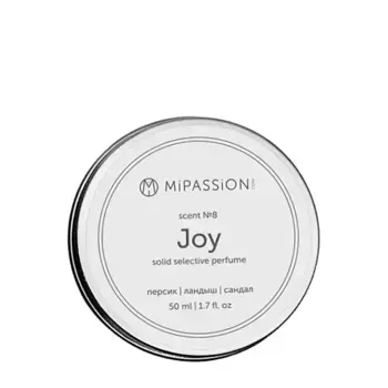 MIPASSIONcorp Духи твердые, персик, ландыш сандал / Joy MiPASSiON 50 мл