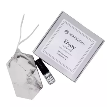 MIPASSIONcorp Саше парфюмированное мраморное из гипса, амбра, дубовый мох / MiPASSiON Enjoy 1 шт